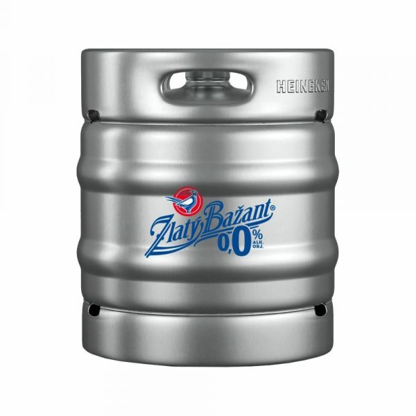 Pivo Zlatý Bažant Radler 0,0% KEG 15L*ZO 1