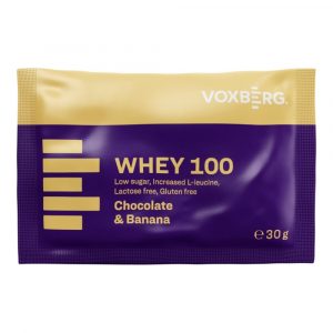 Proteín Whey 100 Čokoláda & Banán 30g Voxberg 19