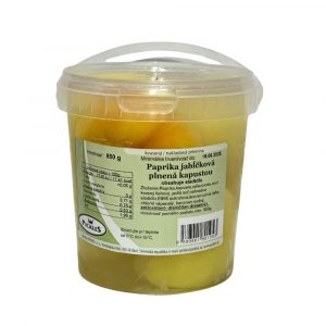 Paprika jabĺčková plnená kapustou 850g Pickles 10