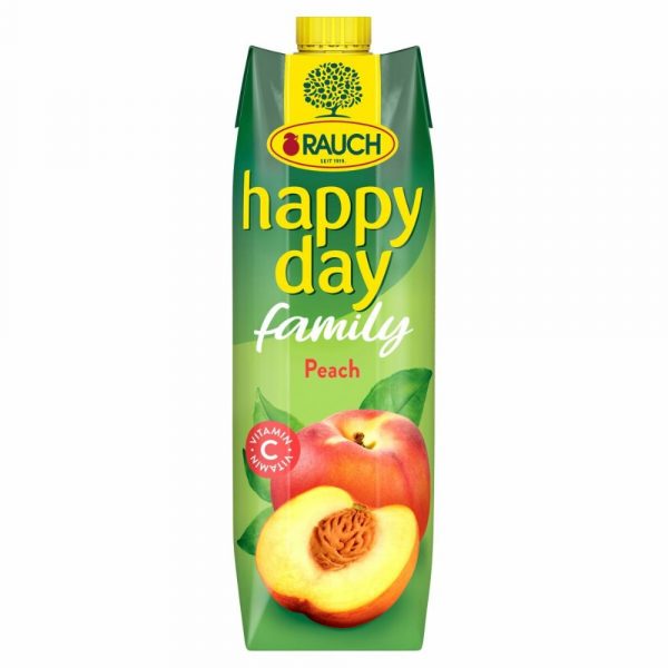 Rauch Happy Day happy Broskyňa 1L 1
