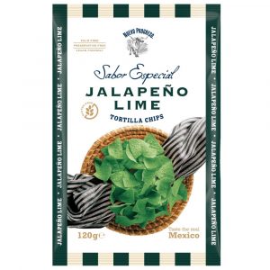 Tortilla Chips Jalapeno Lime Nuevo Progreso 120g 8