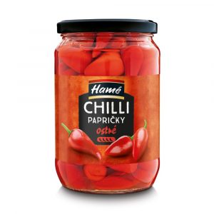 Chilli papričky ostré 720g Hamé 13