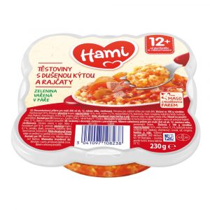 Hami Tanierik Cestoviny s duseným stehnom a paradajkami 230g 7