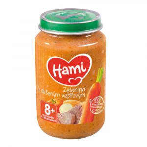Hami Zelenina s duseným bravčovým 200g 10