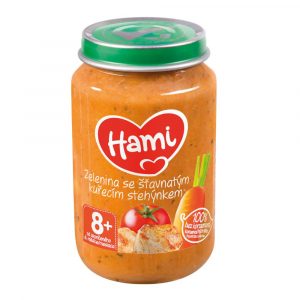 Hami Zelenina so šťavnatým kuracím stehienkom 200g 12