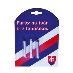 Farby na tvár Slovensko 3ks 24