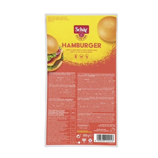 Žemle Hamburger bezgluténové 300g Schär 1