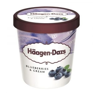 Mr.Häagen-Dazs zmrzlina čučoriedky ,smotana 460ml 13 Mr.Häagen-Dazs zmrzlina čučoriedky ,smotana 460ml 13