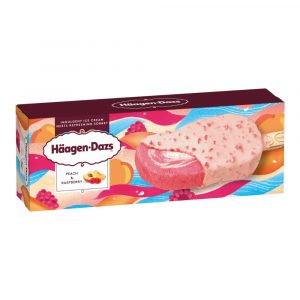 Mr.Häagen-Dazs Nanuk broskyňa, malina 80ml 3