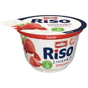 Mliečna ryža jahoda 200g Riso VÝPREDAJ 3