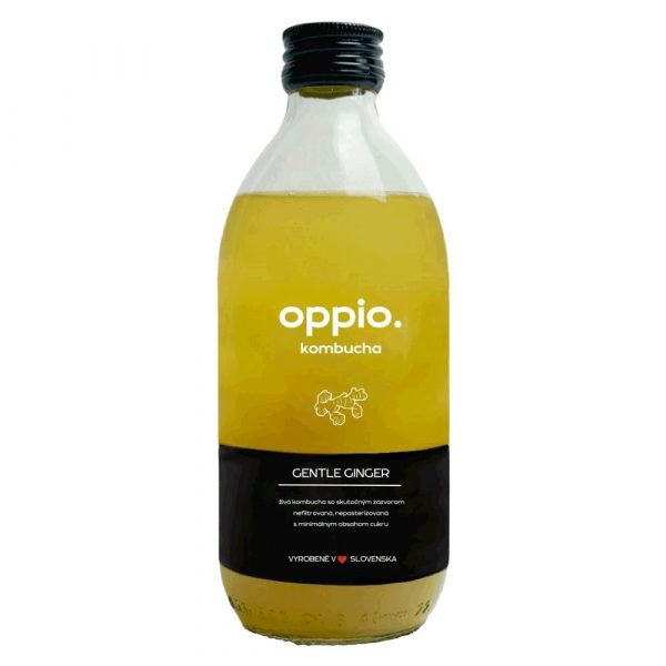 Kombucha Gentle Ginger 330ml oppio. 1