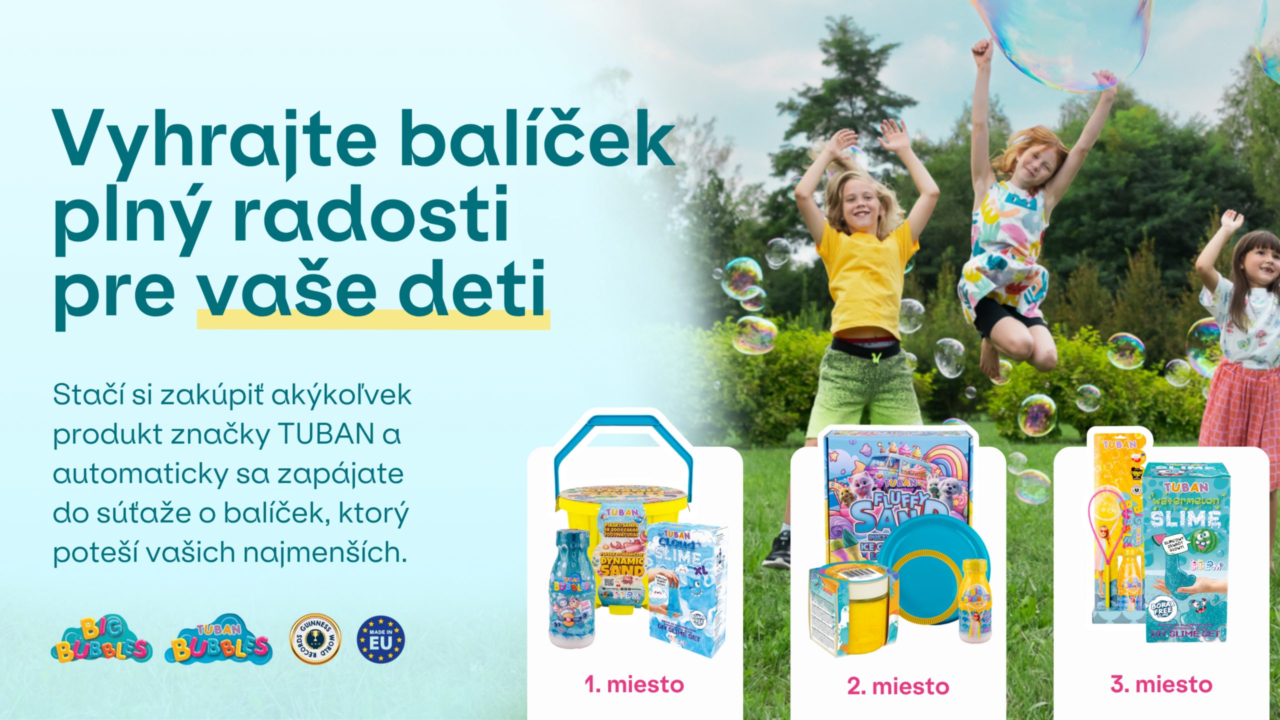 Oslávte MDD s Tuban a zapojte sa do SÚŤAŽE o skvelé ceny! 🎁